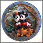 Friendship Makes You Warm All Over Collector Plate by Disney Studio Artists MAIN