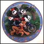 Summer Days Are Twice The Fun Collector Plate by Disney Studio Artists MAIN