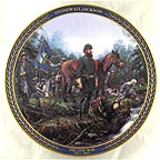 Stonewall Jackson Collector Plate by John Paul Strain MAIN