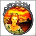Scarlett Radiance Collector Plate by Mary Jo Phalen MAIN