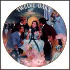 Scarlett: Belle of the Twelve Oaks Barbecue Collector Plate by Aleta Jenks MAIN