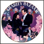 The Charity Bazaar Collector Plate by Aleta Jenks MAIN