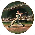 Joe Dimaggio: The Streak Collector Plate by Stephen Gardner MAIN