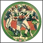 Joe Namath: The Guarantee Collector Plate by Rick Brown MAIN