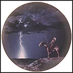 Prayer To The Storm Collector Plate by Bill Jaxon MAIN