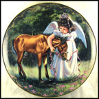An Angel's Friendship Collector Plate by Donna Brooks MAIN