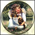 An Angel's Happiness Collector Plate by Donna Brooks MAIN
