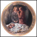 As Angels Watch Collector Plate by Joshua H. S. Mann MAIN