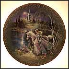 Moonbeam Trails Collector Plate by Mimi Jobe MAIN