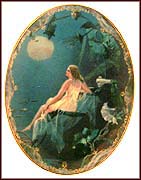 The Enchantment Of The Full Moon Collector Plate by John Simmons MAIN