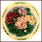 Peony Garden Collector Plate by Lena Liu MAIN