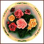 Rose Garden Collector Plate by Lena Liu MAIN