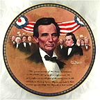 The Lincoln-Douglas Debate Collector Plate by Robert A. Maguire MAIN
