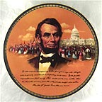 The Second Inaugural Address Collector Plate by Robert A. Maguire MAIN