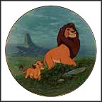 Like Father, Like Son Collector Plate by Disney Studio Artists MAIN