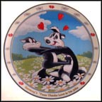 Sunday's 'Toon Thinks Love Is No Joke Collector Plate by Craig Nelson MAIN