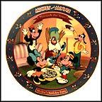 Mickey's Birthday Party 1942 Collector Plate by Disney Studio Artists MAIN