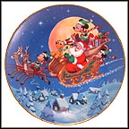 Santa's Favorite Helpers Collector Plate by Disney Studio Artists MAIN