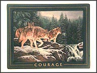 Courage Collector Plate by Rosemary Millette MAIN