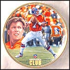 John Elway Collector Plate by Rick Brown MAIN