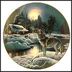 Moonlight Serenade Collector Plate by Don Ningewance MAIN