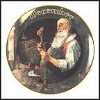 December: Santa's Workshop Collector Plate by Norman Rockwell MAIN