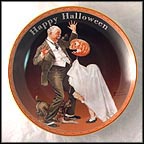 Halloween-Boo! Collector Plate by Norman Rockwell MAIN