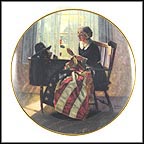 July: A Mother's Pride Collector Plate by Norman Rockwell MAIN