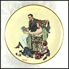 June: Building Our Future Collector Plate by Norman Rockwell MAIN