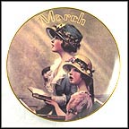 March: Faith Collector Plate by Norman Rockwell MAIN