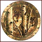 Fleeting Glimpse Collector Plate by David Wenzel MAIN