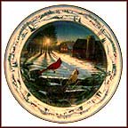 Pinegrove Sunset Collector Plate by Sam Timm MAIN