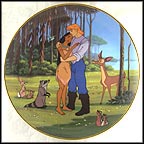 Love's Embrace Collector Plate by Disney Studio Artists MAIN