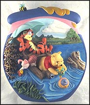 Fishin' For Little Something Collector Plate by A. A. Milne & E. H. Shepard MAIN