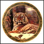Snowy Monarch Collector Plate by Dominique Braud MAIN