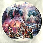 Deer Dance Collector Plate by Kirk Randle MAIN