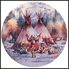 Elk Dance Collector Plate by Kirk Randle MAIN