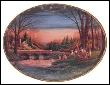 June - Spring Fishing Collector Plate by Terry Redlin MAIN