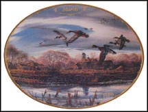 March - Spring Thaw Collector Plate by Terry Redlin MAIN