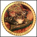 Cats Make A House A Home Collector Plate by Karen Murray MAIN