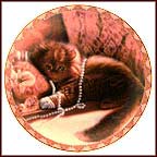 Priscilla In Pearls Collector Plate by Ron Iverson MAIN