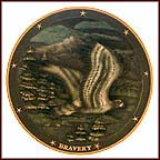 Spirit Of Bravery Collector Plate by Gene Dieckhoner MAIN