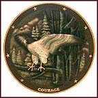 Spirit Of Courage Collector Plate by Gene Dieckhoner MAIN