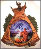 Freedom's Fire Collector Plate by Andrew Farley MAIN