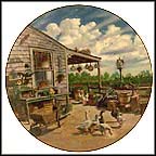 Friendly Visitors Collector Plate by Dave Henderson MAIN