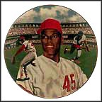 Bob Gibson Collector Plate by Ted Sizemore MAIN