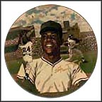 Willie Mays Collector Plate by Ted Sizemore MAIN