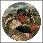 Maury Wills Collector Plate by Ted Sizemore MAIN