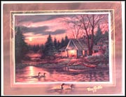 Quiet Of The Evening Collector Plate by Terry Redlin MAIN