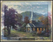 Summer - Streams Of Living Water Collector Plate by Thomas Kinkade MAIN